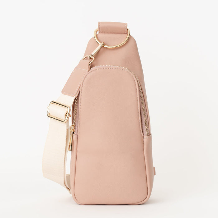 Nikki Sling | Limited Edition Pink Vegan Leather Modern Everyday Bag