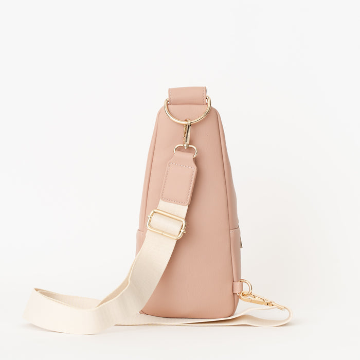 Nikki Sling | Limited Edition Pink Vegan Leather Modern Everyday Bag