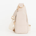 Nikki Sling | Stone Vegan Leather Modern Everyday Bag