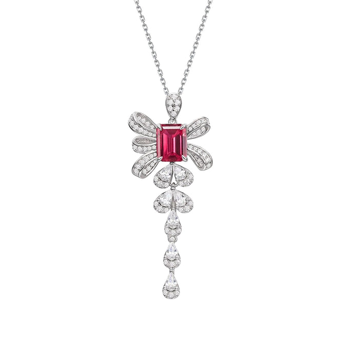 Nolwenn Red Dragonfly Necklace
