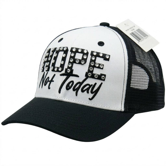 Nope Not Today - Rhinestone Trucker Hat