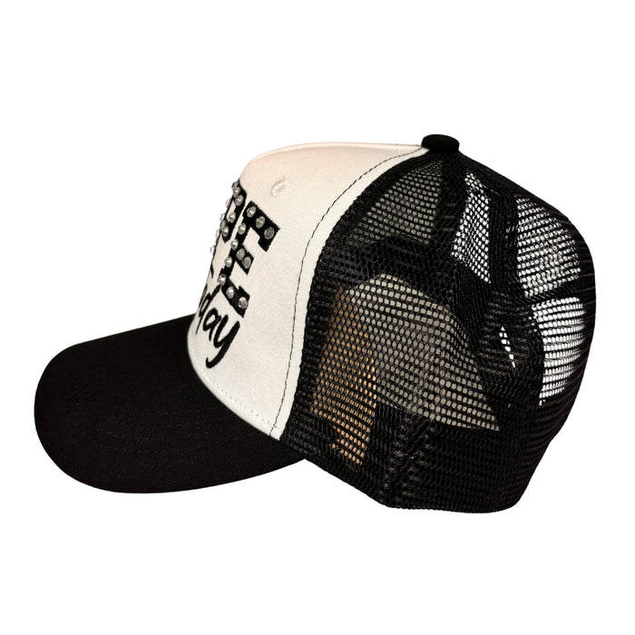 Nope Not Today - Rhinestone Trucker Hat