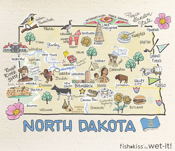 North Dakota Swedish Cloth Fishkiss