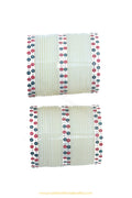 Off White Colour Dotted Bridal Chura By PTJ