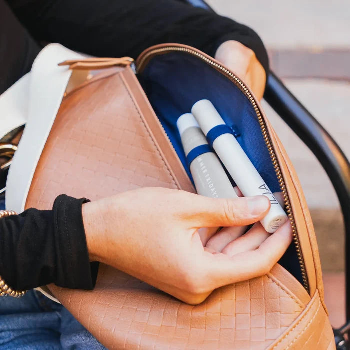 Paige Fanny | Vegan Leather Sling Bag | Saddle