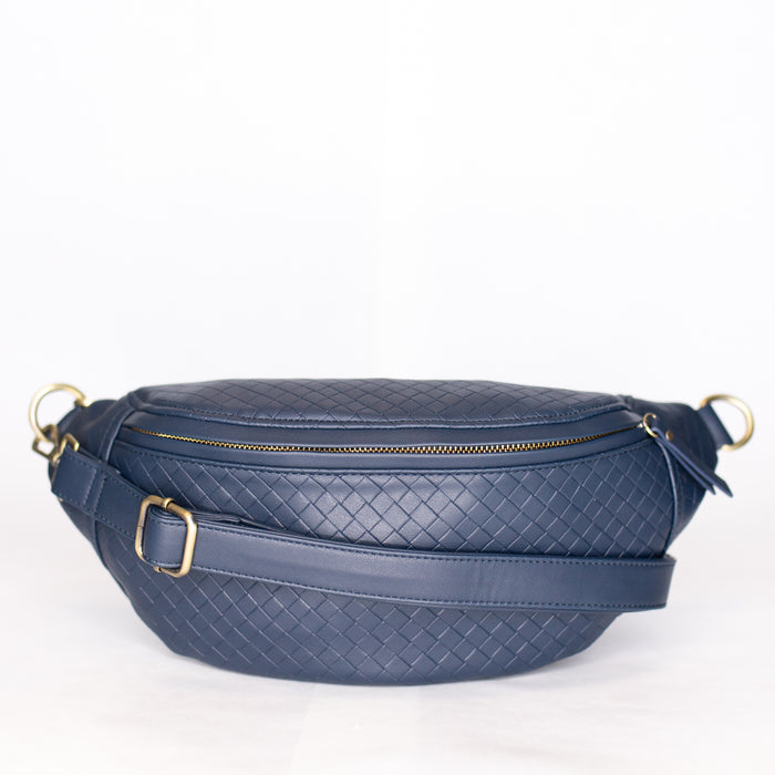 Paige Fanny | Vegan Leather Sling | Navy