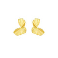 Paula 14K Gold Fan Stud Earrings