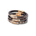 Peace Unlock-it Bracelet - Black Horn