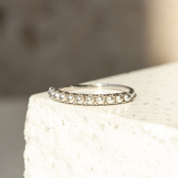 Pearl Eternity Ring