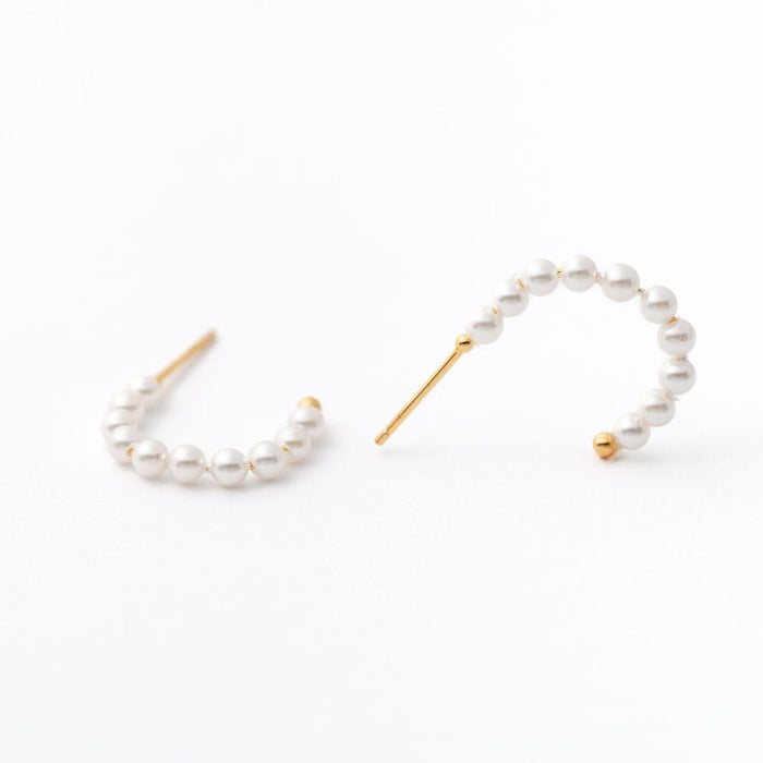 Pearl Hoop Earring
