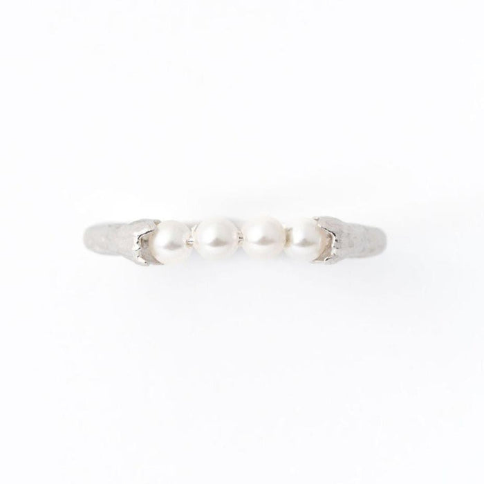 Pearl Row Ring