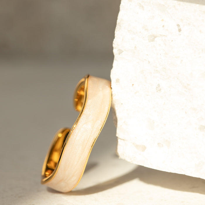 Pearl Wave Ring