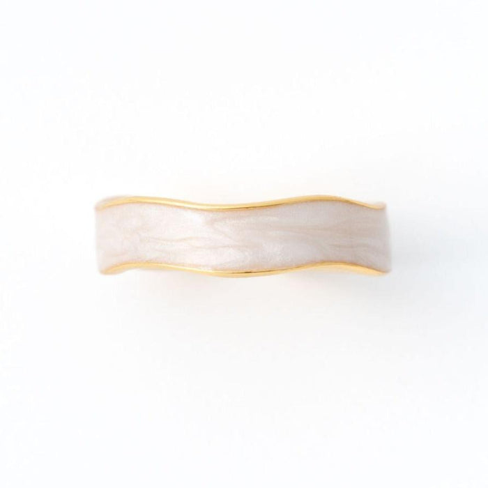 Pearl Wave Ring