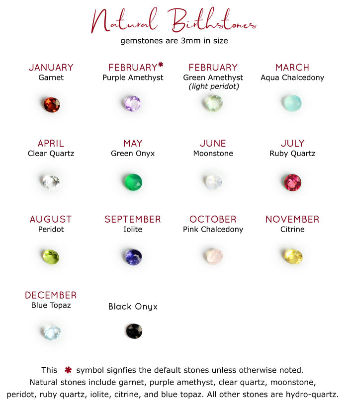 Personalized Family Necklace with Custom Names & Birthstones