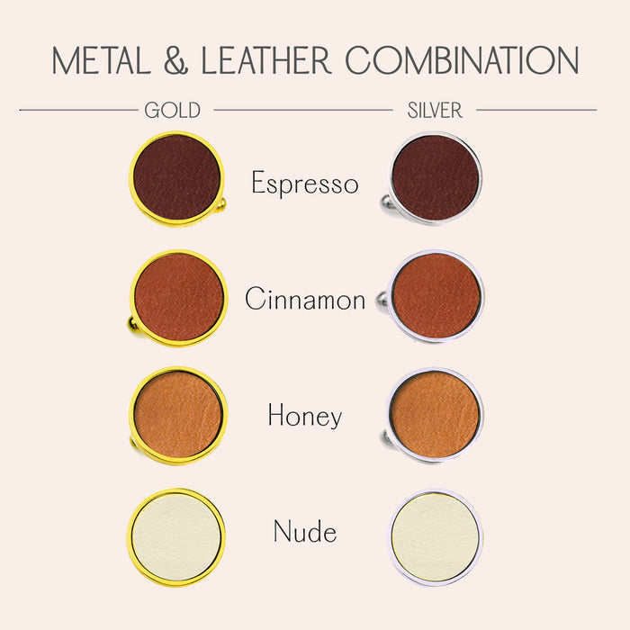 Metal and leather options for cufflinks. Customize cufflinks for a graduate, new promotion, prom, formal events, groomsman or wedding party gifts. gift ready. mens anniversary gifts, gifts for men, christmas gifts for him, valentine's day gifts for men, gift for husband, gift for fiance, father's day gift, birthday gift, wedding anniversary gift, wedding party gift, father of the groom gift, father of the bride gift, leather anniversary gift, 3rd wedding anniversary gift