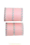 Pink Colour Dotted Bridal Chura By PTJ