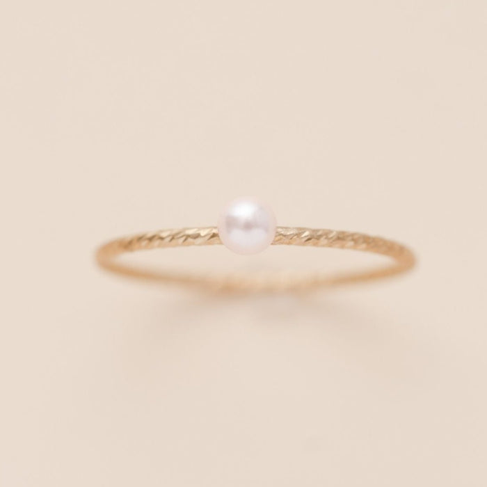 PINK PEARL SPARKLE RING