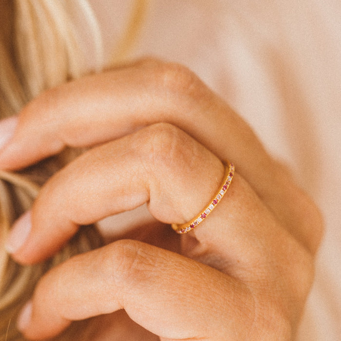 Pink Stone Ring