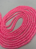 Pink Waist Bead| African body jewelry | Weight-loss tracking | 40”-50
