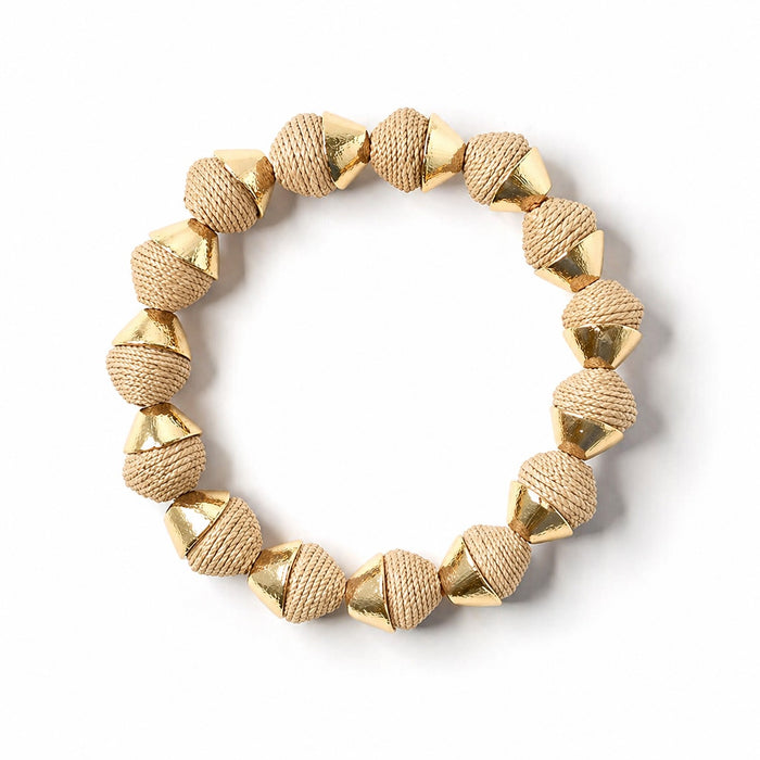 Raffia Statement Bracelet