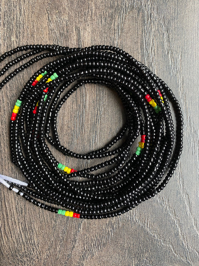 Rasta Waist Bead,
