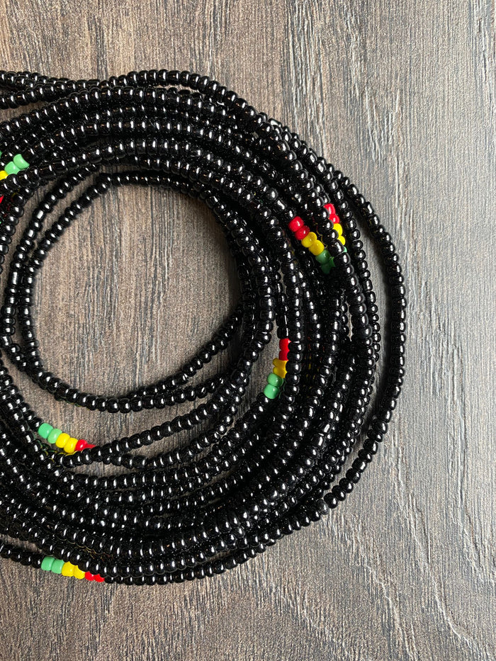 Rasta Waist Bead,
