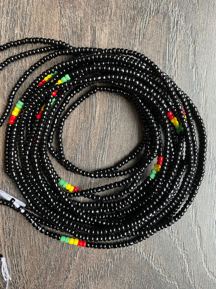 Rasta Waist Bead,