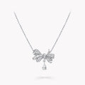Rayé White Butterfly Necklace