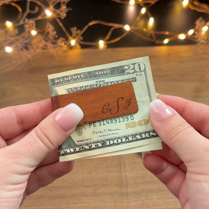 Gifting ready! Each money clip will come packaged in our signature danique jewelry and gifts box. Be ready for your 5th wedding anniversary, wood anniversary, birthday, wedding or any holiday. Great gift for dads, Father's Day, Retirement, new job or promotion or for your wedding party, dad gift, fathers day gift, gift for dad, gift for him, christmas, groomsman gift, promotion gift, grad gift, graduation gift. anniversary gift