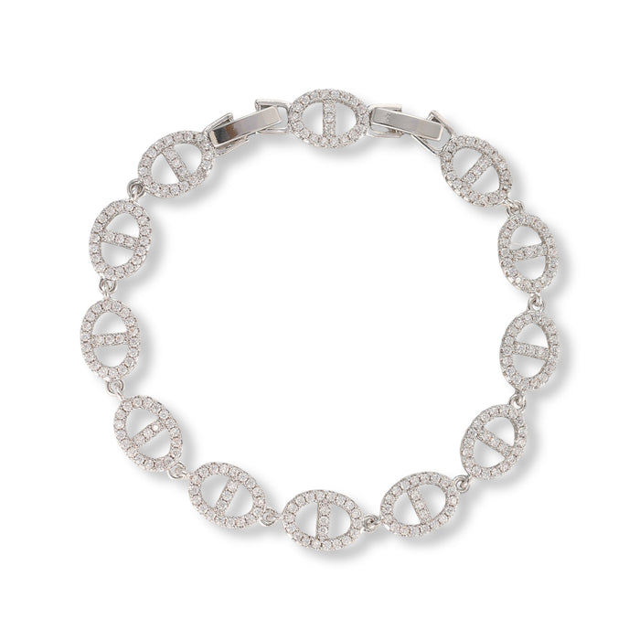 Rebekka 14K Gold Small Oval Link Bracelet