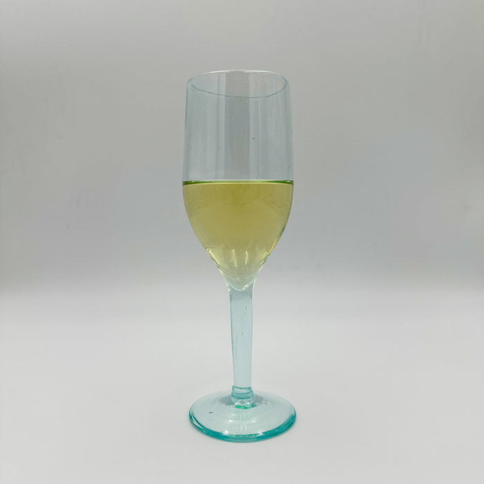 Recycled White Wine Glass