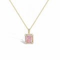 Renée Elegant 18K Gold Pink Necklace