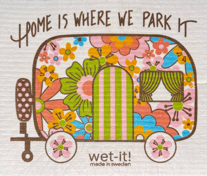 Retro Camper Swedish Cloth