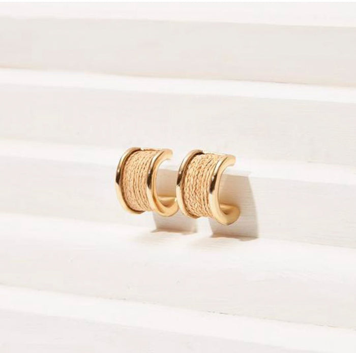 Rose Huggie Earring