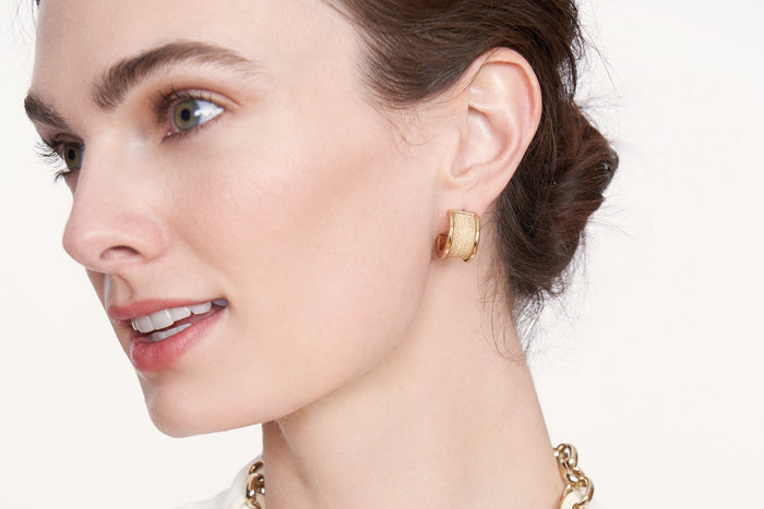 Rose Huggie Earring