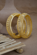 Ruchi openable gold plated bangle