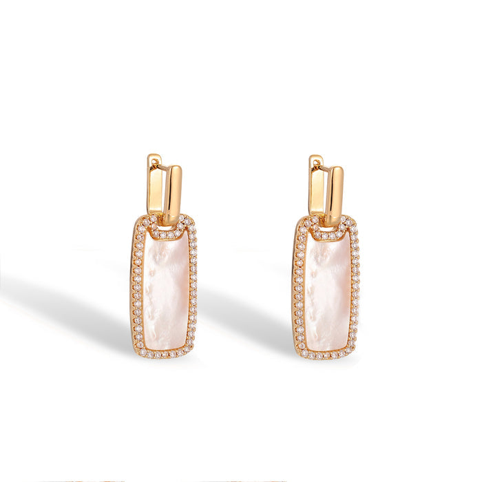 Samira 14K Gold Mother-of-Pearl Earrings