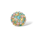 Sarina Multicolor Spherical Scarf Clip Ring