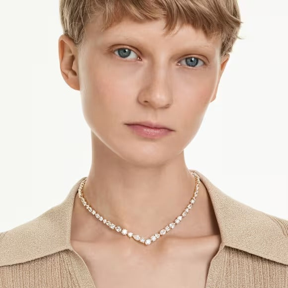 Sélène 14K Gold Asymmetry Necklace
