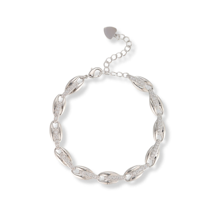 Selma 14K Gold Oval Tennis Bracelet