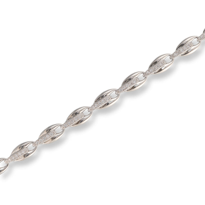 Selma 14K Gold Oval Tennis Bracelet