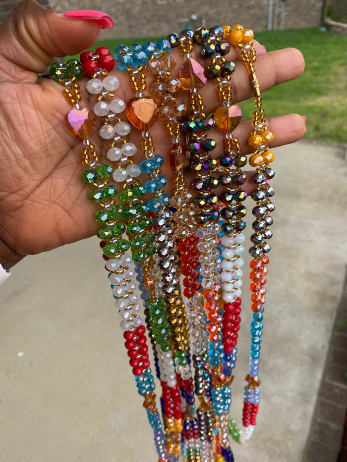 Sheryl ~ Luxury Crystal Waist Beads/ Clasp only