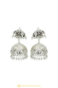 Silver Finished Earrings by PTJ