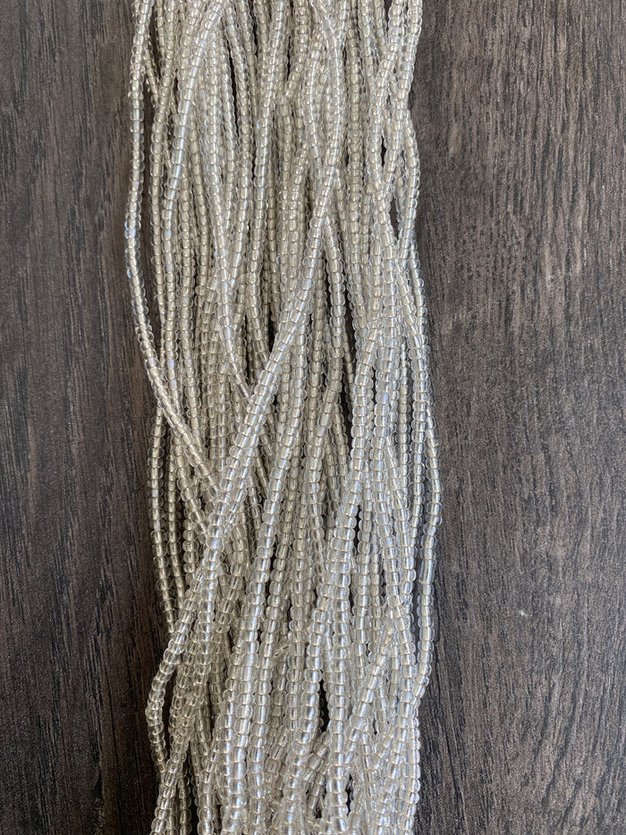 Our handmade Silver Waist Beads are available in 45” and 50” tie-on lengths, perfect as African body jewelry that celebrates beauty and femininity.