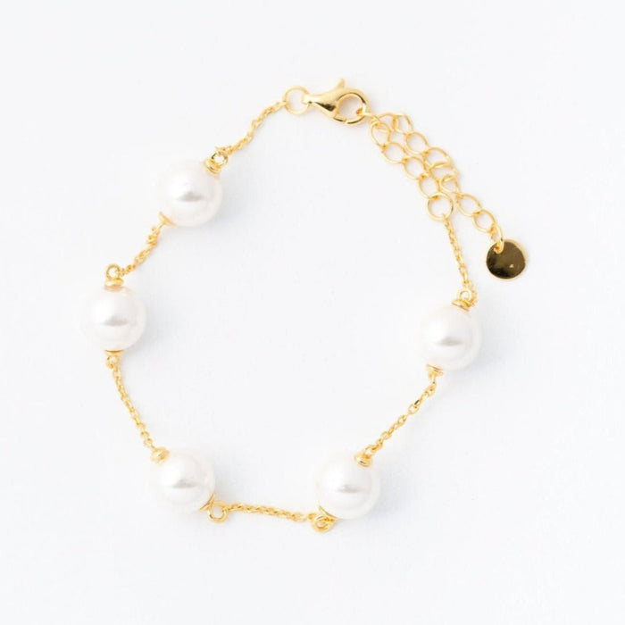 Spaced Pearl Bracelet