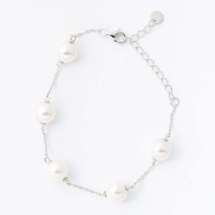 Spaced Pearl Bracelet