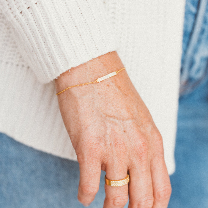 Studded Bar Bracelet