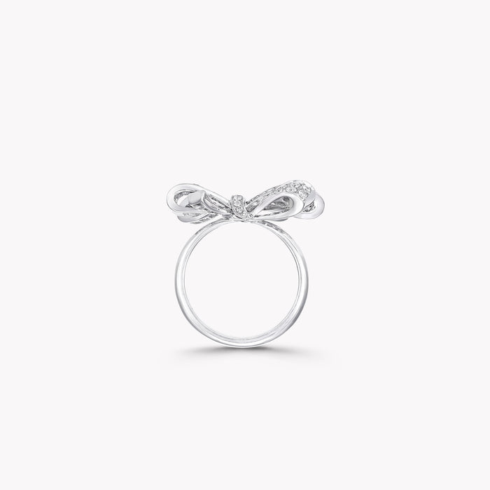 Stylisé White Butterfly Ring