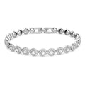 Swarovski Angelic Bracelet 5071173 – White Crystals, Rhodium Plated