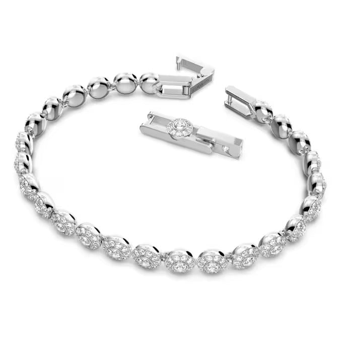 Swarovski Angelic Bracelet 5071173 – White Crystals, Rhodium Plated